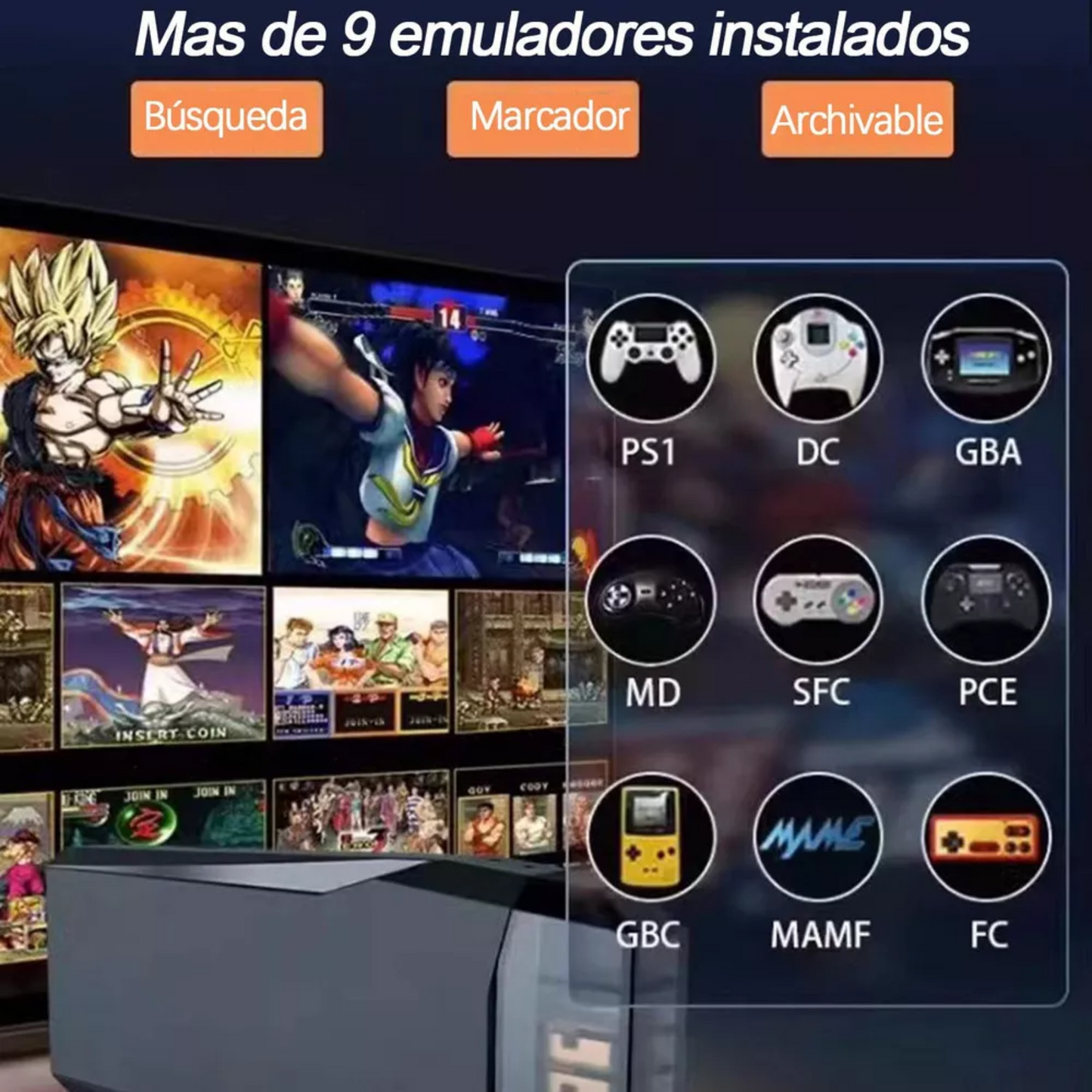 CONSOLA VIDEOS JUEGOS