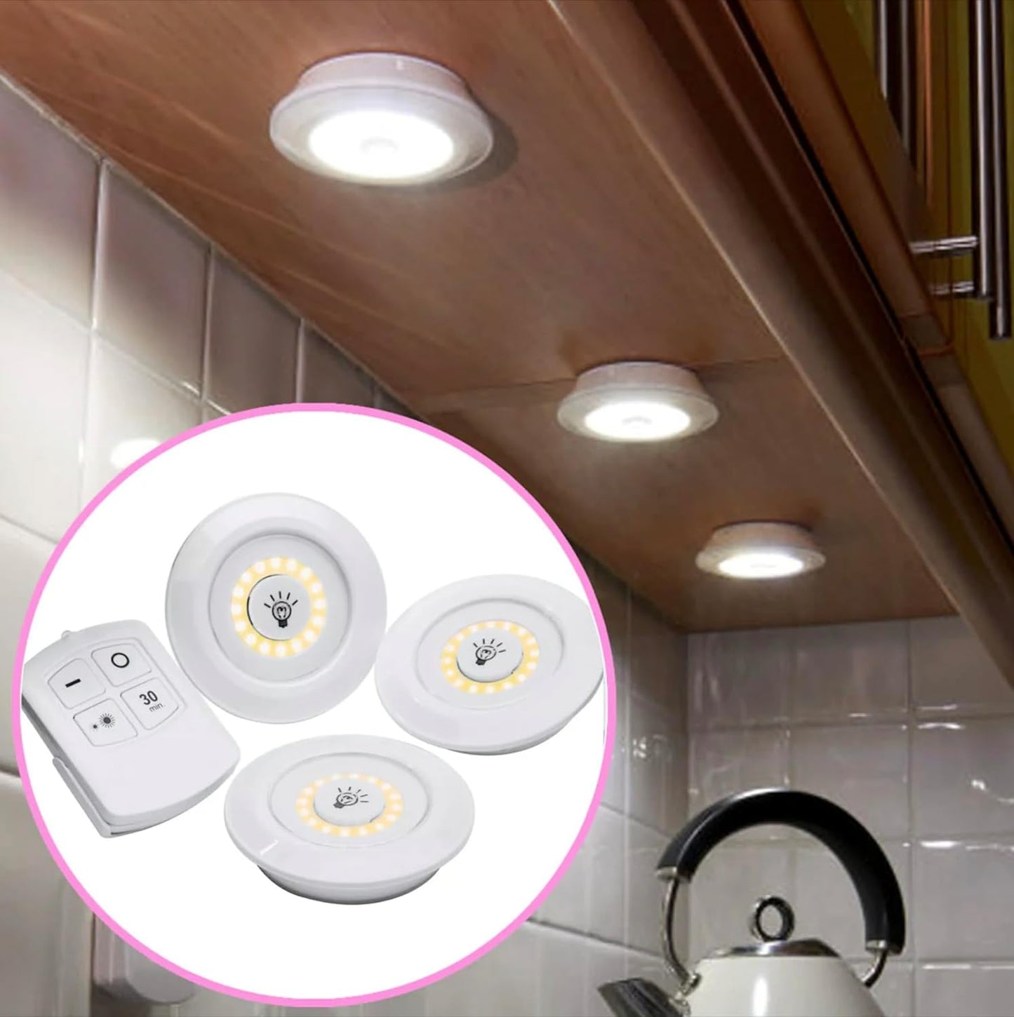 SET LUZ LED - CONTROL REMOTO