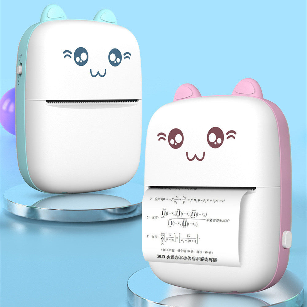 MINI IMPRESORA TÉRMICA + 1 ROLLO DE PAPEL ADHESIVO