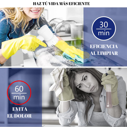 CEPILLO ELÉCRTICO DE LIMPIEZA - RECARGABLE