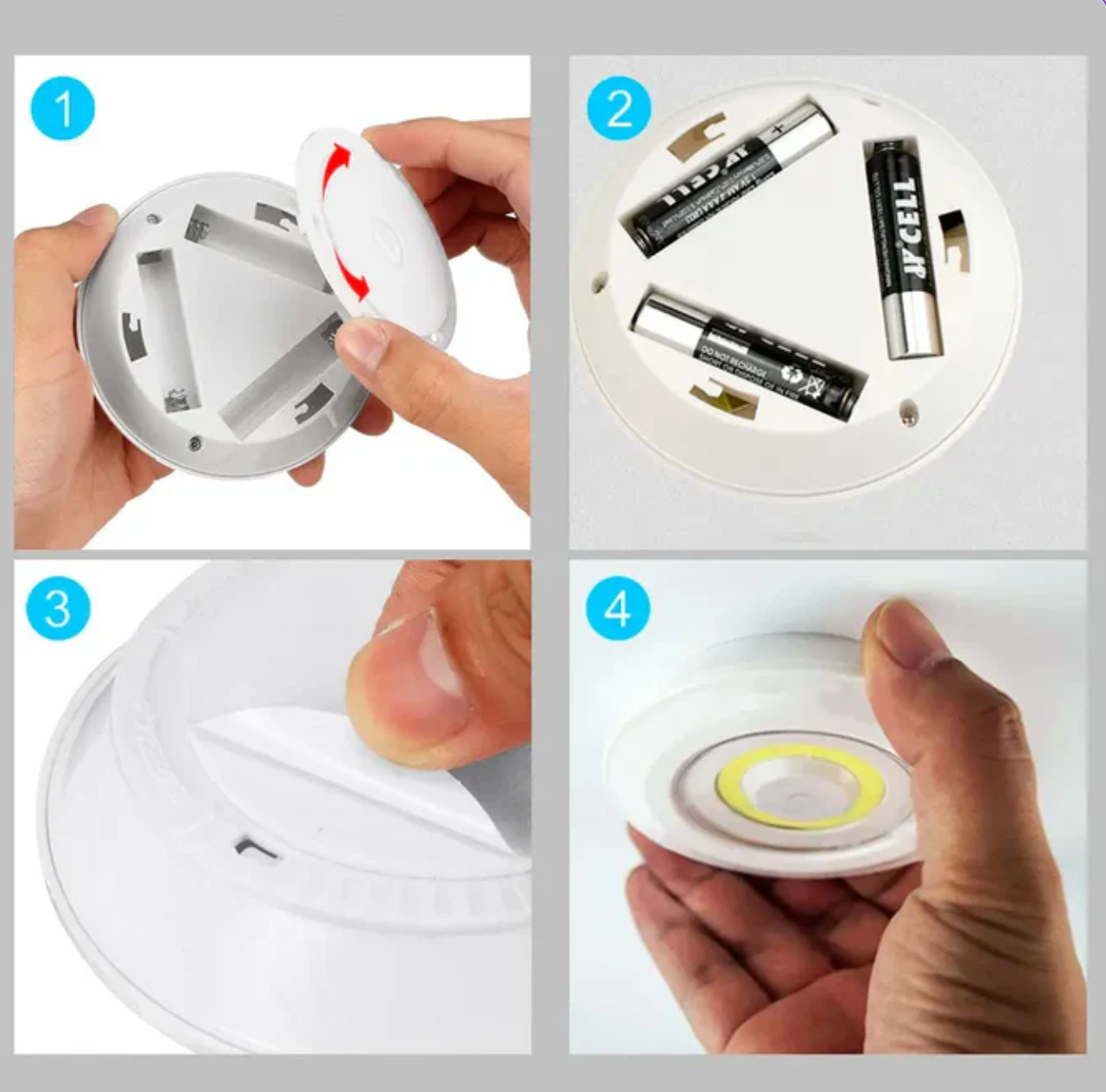 SET LUZ LED - CONTROL REMOTO